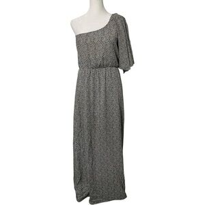 Bar lll One Shoulder Patterened Maxi Dress